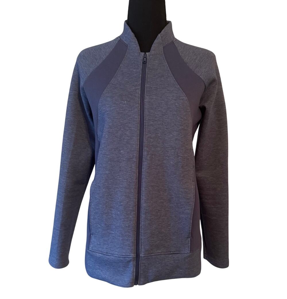 UNDER ARMOUR Blue Zip Down Top Size Small